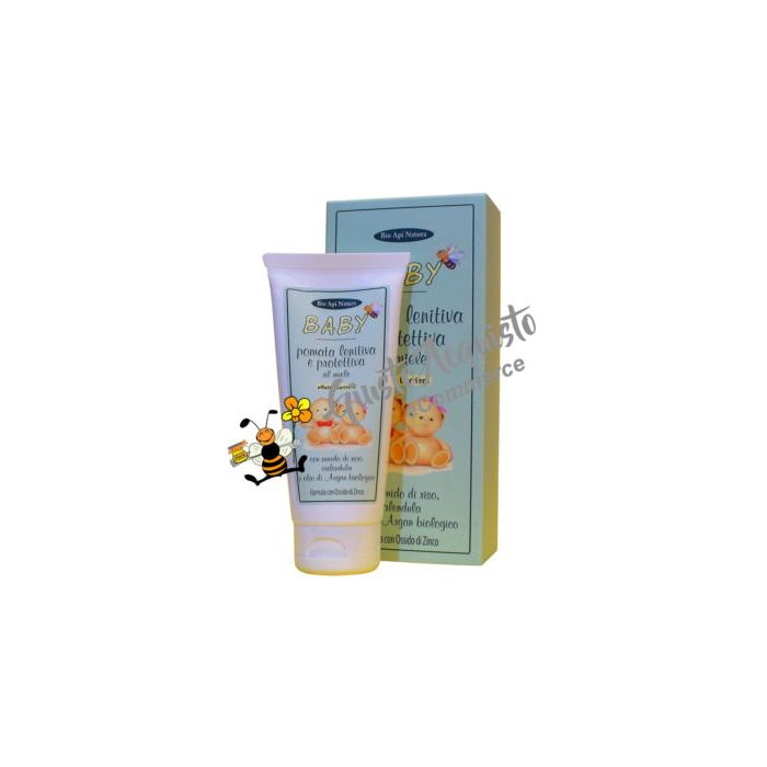 Baby Pomata lenitiva e protettiva (effetto barriera) al miele 100ml Bioapinatura

