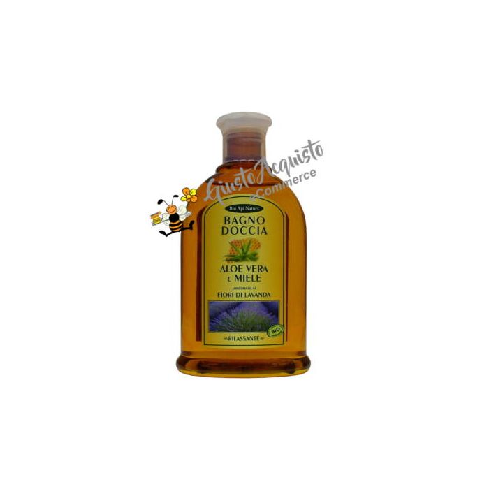 Bagno doccia Aloe Vera e Miele Bioapinatura profumato fiori di Lavanda 300ml