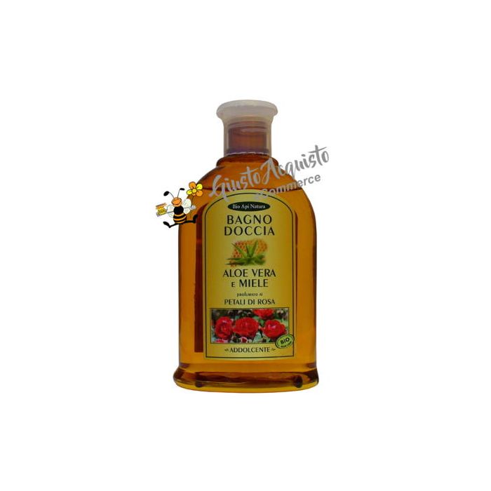 Bagno doccia Aloe Vera e Miele profumato ai petali di rosa 300ml

