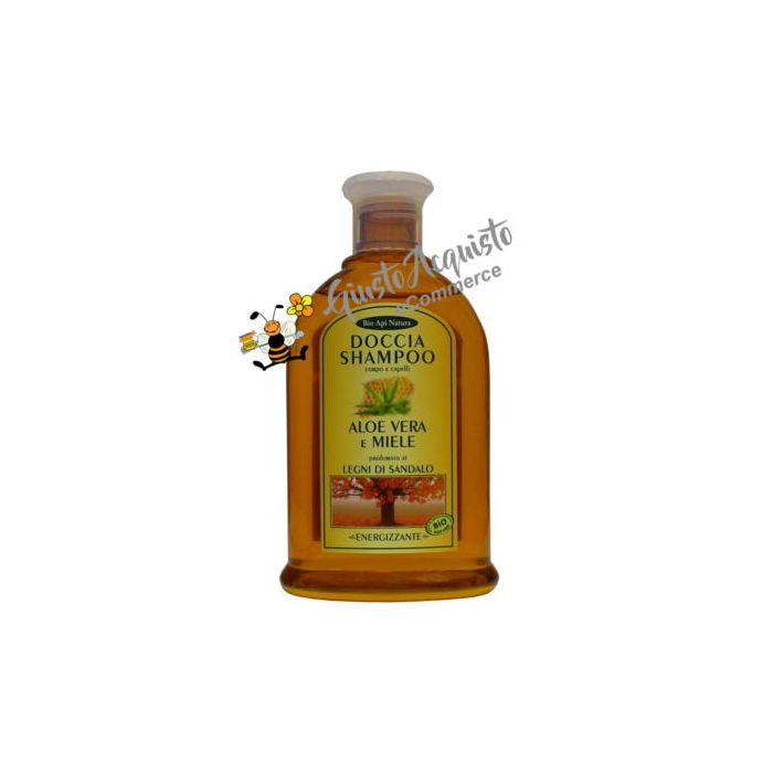 Bagno doccia Aloe Vera e Miele Bioapinatura profumato ai legni di sandalo 300ml