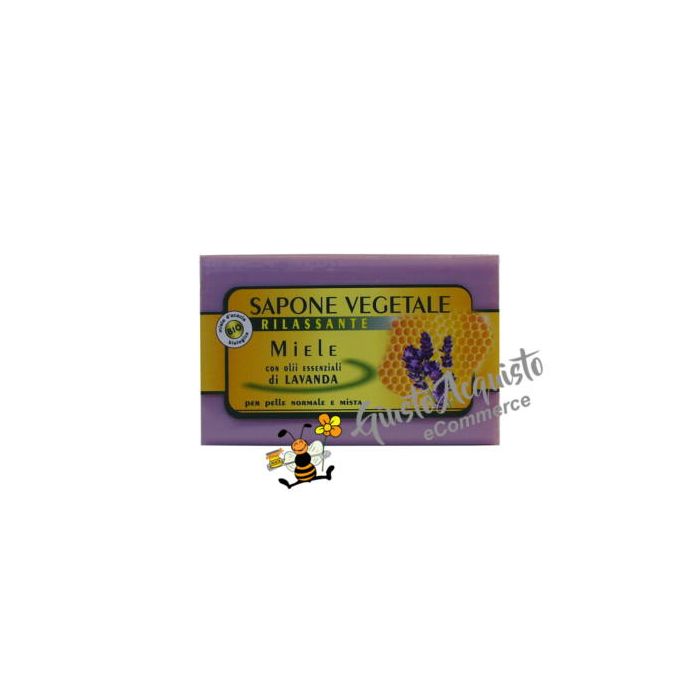 Sapone vegetale miele e lavanda Bioapinatura 150gr