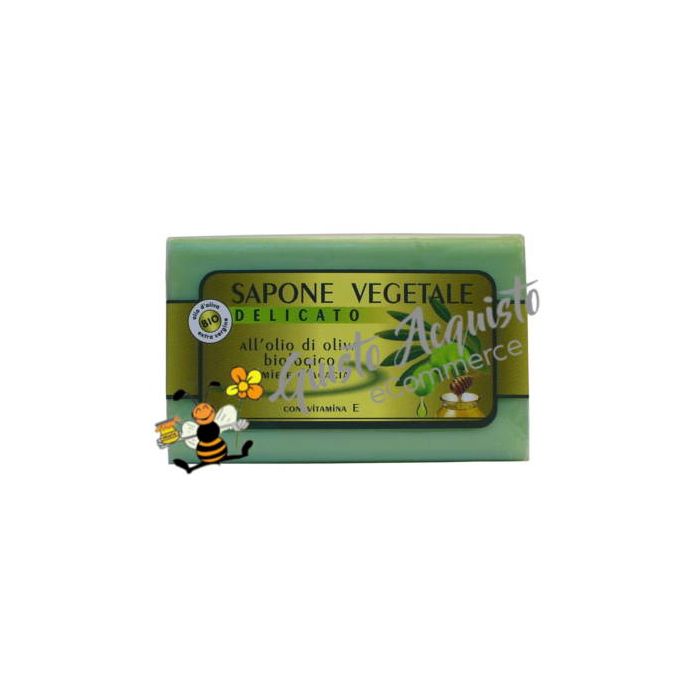 Sapone vegetale all'olio di oliva biologico Bioapinatura