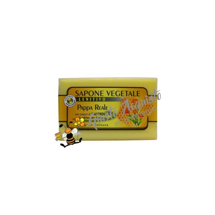 Sapone vegetale Pappa reale e Calendula Bioapinatura