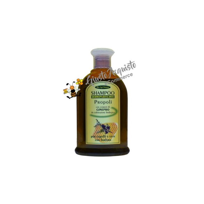 Shampoo dermopurificante Propoli e Ginepro Bioapinatura