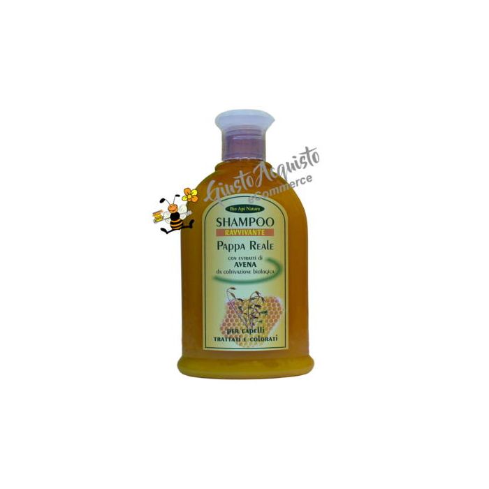 Shampoo ravvivante Pappa Reale e Avena Bioapinatura 300ml