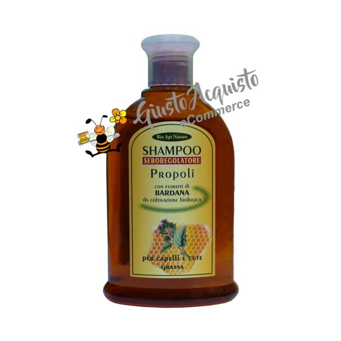 Shampoo seboregolatore propoli e bardana Bioapinatura 300ml