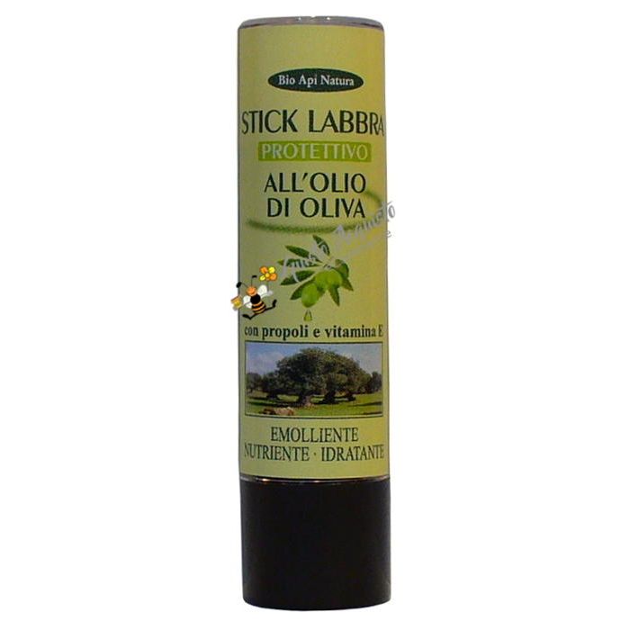 Stick labbra all'olio d'oliva con propoli e vitamina E