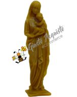 Piccola coppia di angioletti a mezzo busto realizzata in pura cera d'api