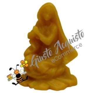 Statuina in cera d'api per Presepe che raffigura il bambin Gesù
