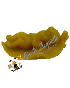 Candela con campane in cera d'api