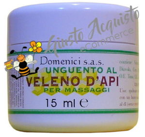 Unguento al veleno d'api per massaggi 15ml